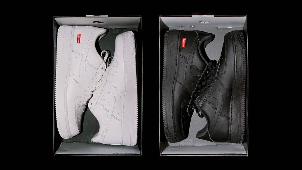 The Supreme X Nike Air Force 1 Collaboration Gets Officially Unveiled