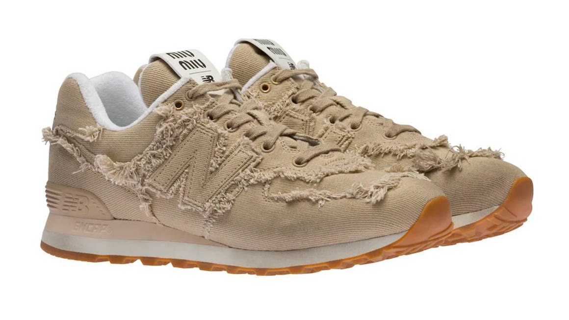 An Official Look At The Miu Miu X New Balance 574 Collaboration The