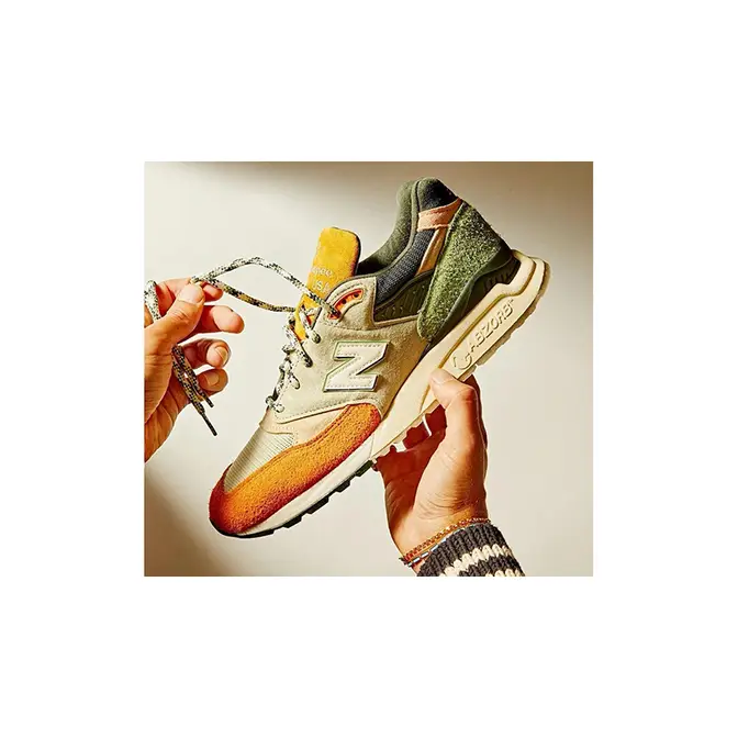 Kith X Frank Lloyd Wright X New Balance 998 Broadacre City Green Multi