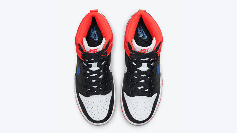 Nike Dunk High GS Black Orang Blue DB2179-001 middle