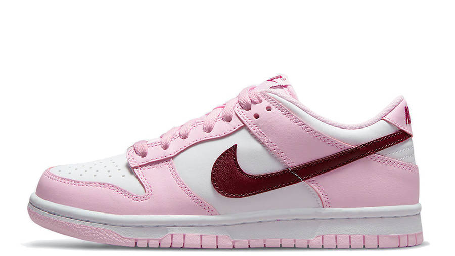 Nike Dunk Low GS Pink Red White CW1590-601