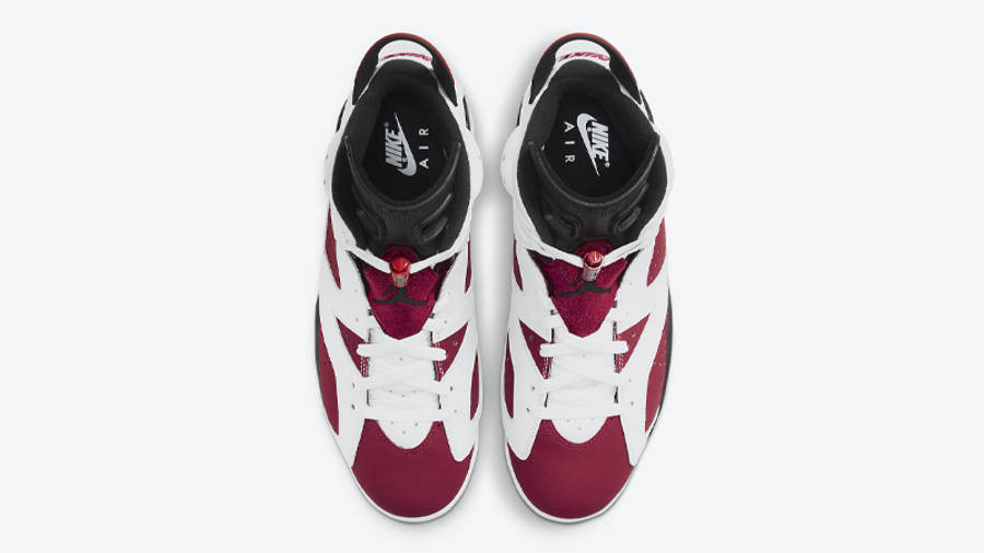 red and white jordan 6 carmine