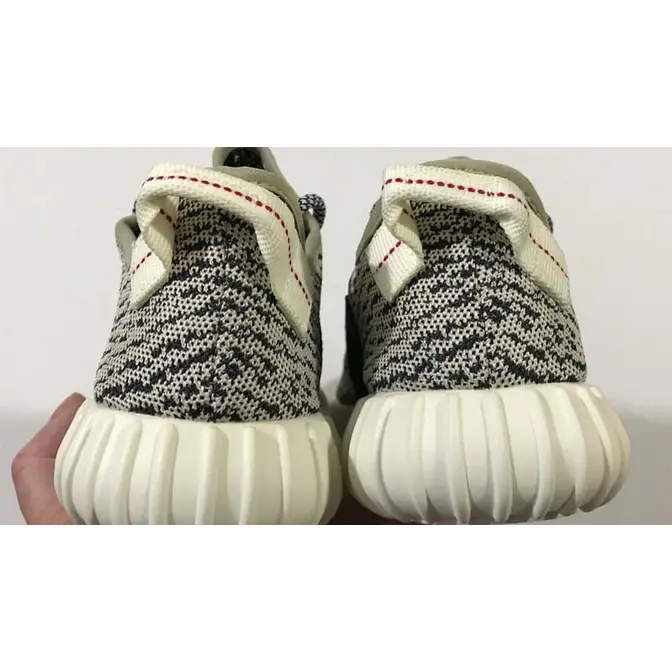 Yeezy Boost 350 Turtle Dove In Hand Back