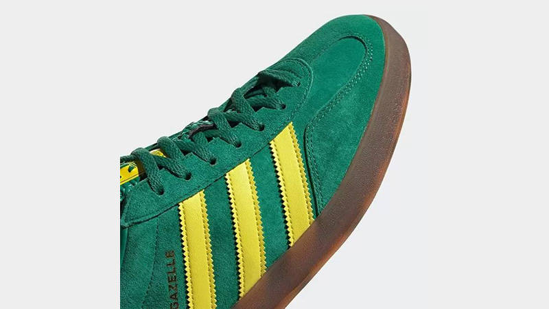 adidas gazelle silver green womens ADIDAS ORIGINALS Gazelle Indoor Sneakers in Green and Yellow for Men a –  Pavidas main image 1