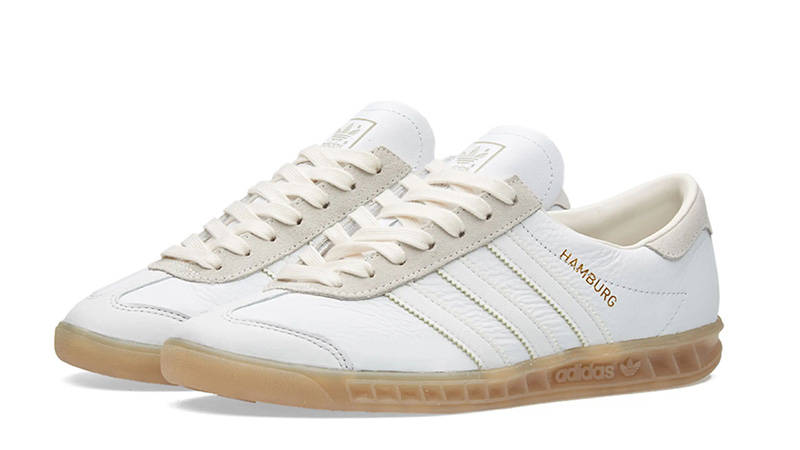 adidas Hamburg Vintage White Feature front