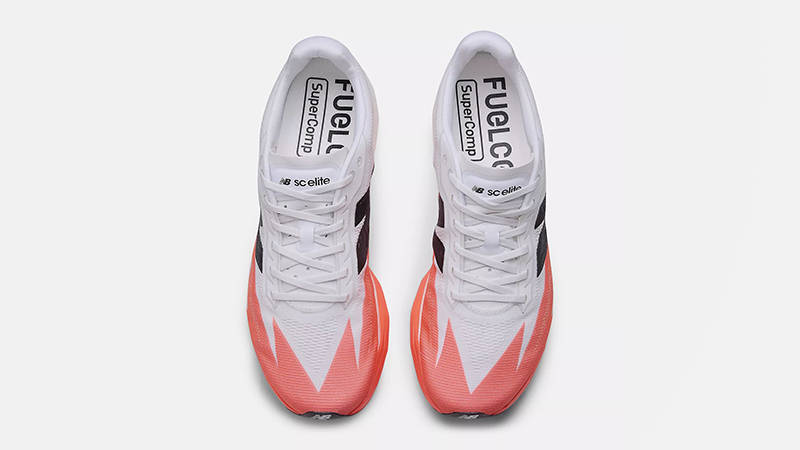 New Balance FuelCell SuperComp Elite v5 Red White MRCELLR5 middle