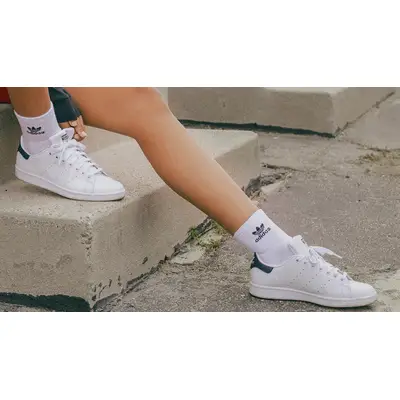 adidas Stan Smith OG Blue White M20325 on feet