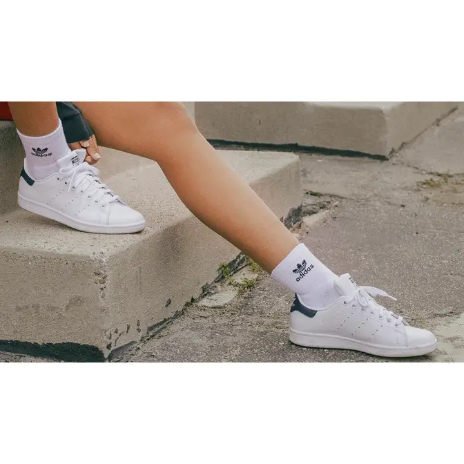 adidas Stan Smith OG Blue White M20325 on feet