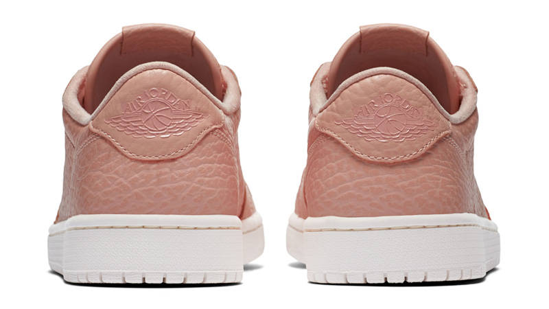 Air Jordan 1 Low Swooshless Pink Rear View