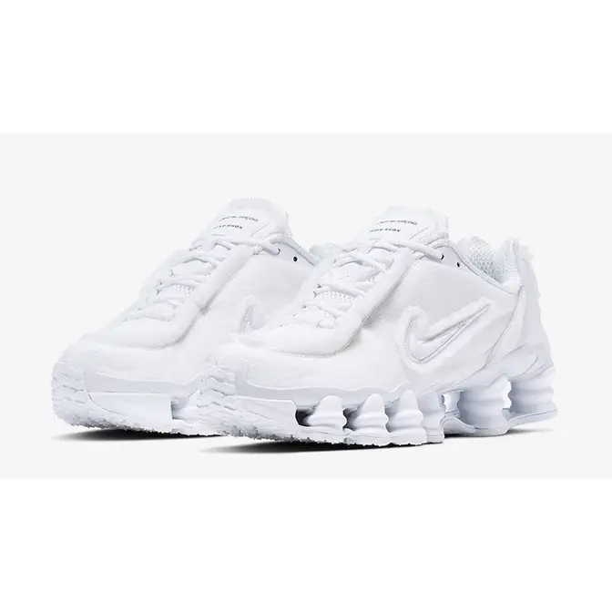 Comme des Garcons x Nike Shox TL White | Where To Buy | CJ0546 100 