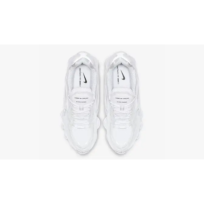 Comme des Garcons x Nike Shox TL White | Where To Buy | CJ0546 100 