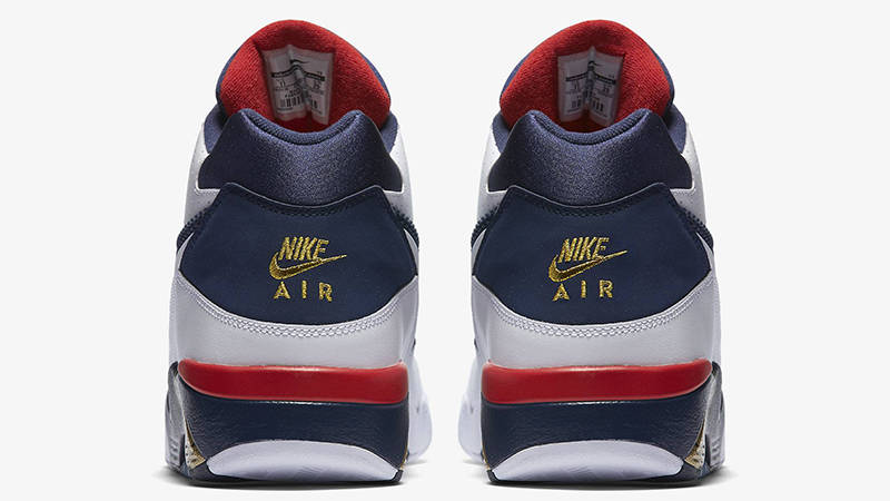 red and blue nike air force 180
