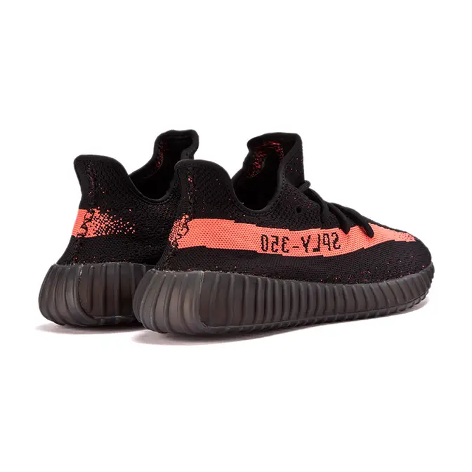 Yeezy Boost 350 V2 Black Red BY9612 back