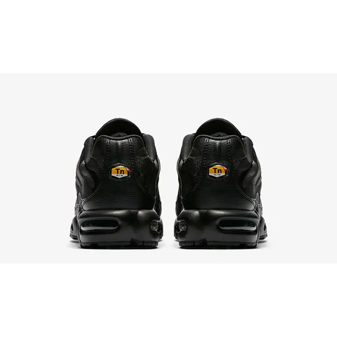 Nike TN Air Max Plus Leather Triple Black | Where To Buy | AJ2029-001 ...