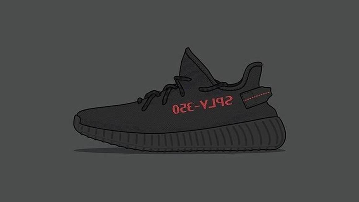 Download Yeezy Drawing Supreme - Yeezy Boost 350 V2 Supreme White