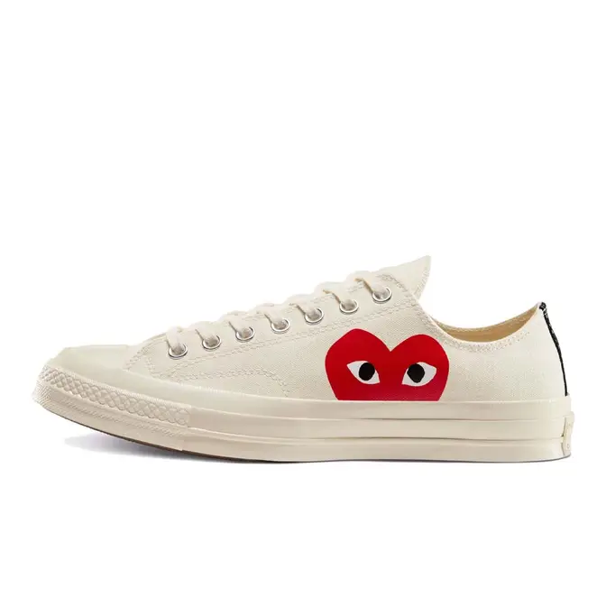 Comme des Garcons Play x Converse Chuck Taylor All Star 70 Low White |  Where To Buy | 150207C | The Sole Supplier