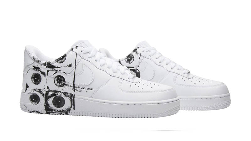 Supreme x Comme des Garcons Shirt x Nike Air Force 1 front