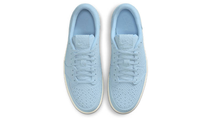 Jordan Air 1 Retro Low No Swoosh Ice Blue Middle
