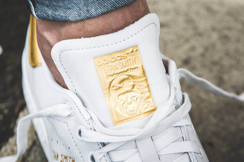 adidas stan smith gold leaf