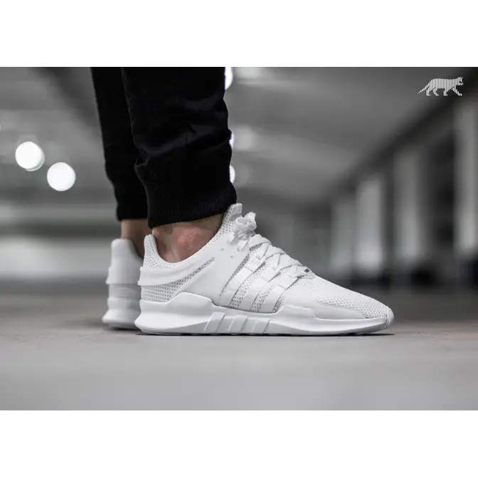 Adidas eqt support adv hotsell all white