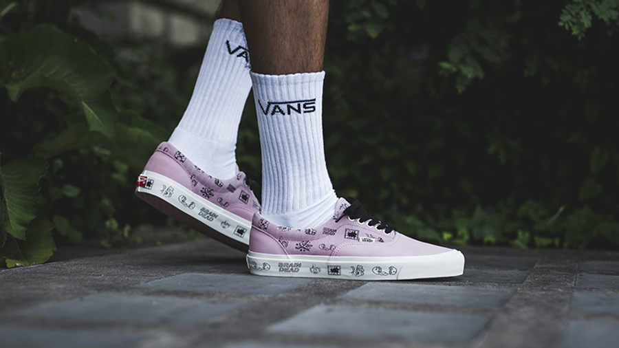 white vans with pink sole