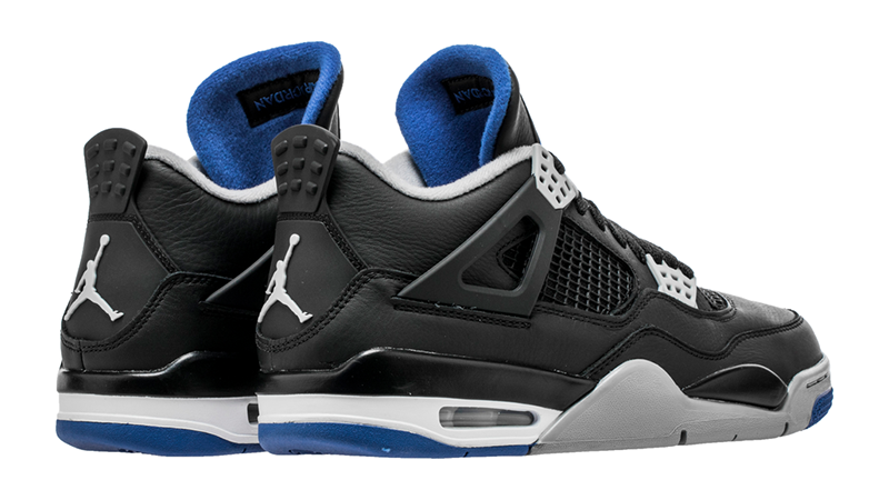 retro 4 black and blue