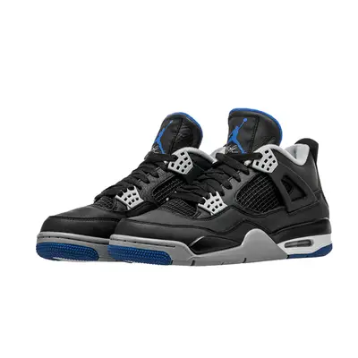 Jordan 4s black and 2024 blue