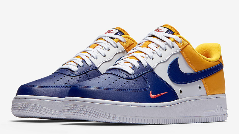 nike air force blue yellow