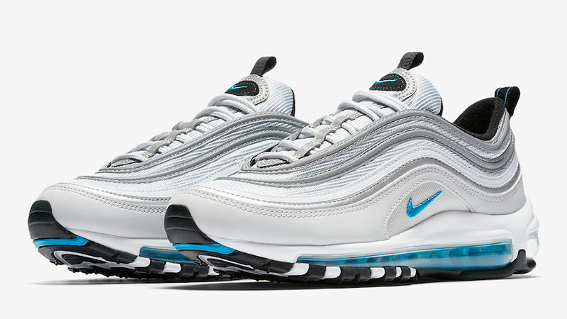 air max 97 white with blue sole