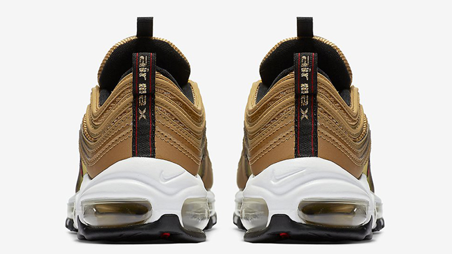 nike air max 97 gold trainers