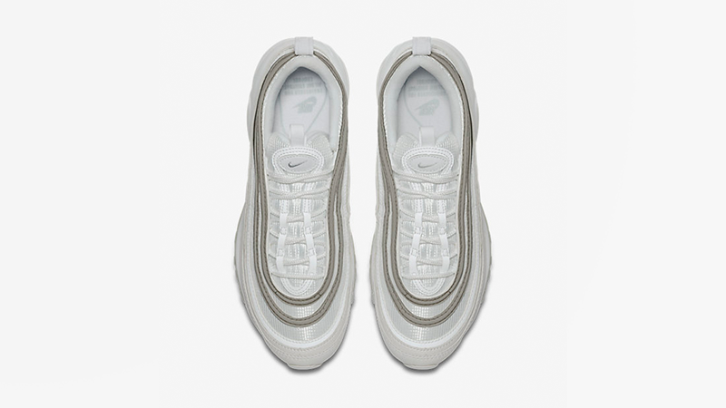 The Nike WMNS Air Max 97 Triple White Is A Clean Pair For Summer •