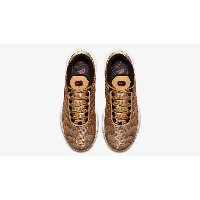 Air max plus metallic gold womens best sale