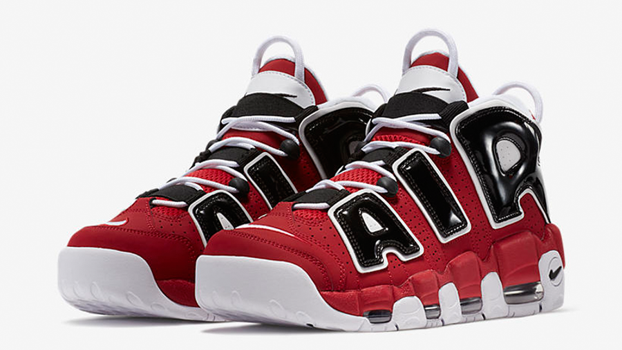 Nike Air More Uptempo 96 Red Black 
