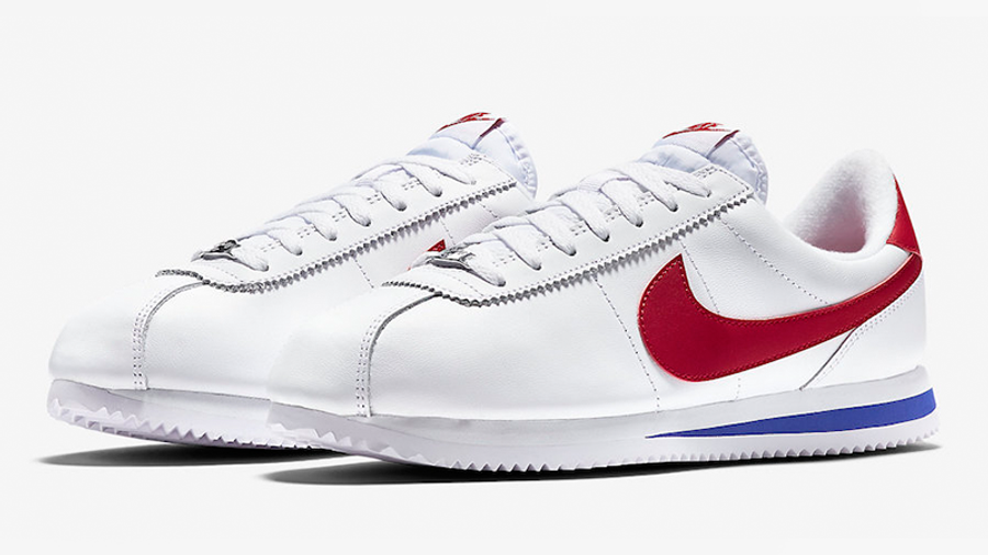 Nike Classic Cortez SE White Red Blue 