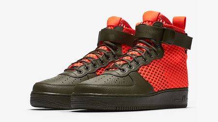 Nike Unveils Controversial Special Field Air Force 1 With Bright Orange Mesh Nike Unveils Controversial Special Field Air Force 1 With Bright Orange Mesh