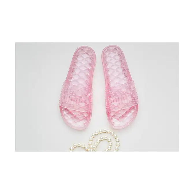 Rihanna x PUMA Fenty Jelly Slides Pink Where To Buy 365773 05 The Sole Supplier