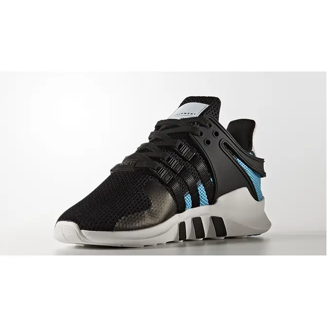 Eqt support black outlet blue