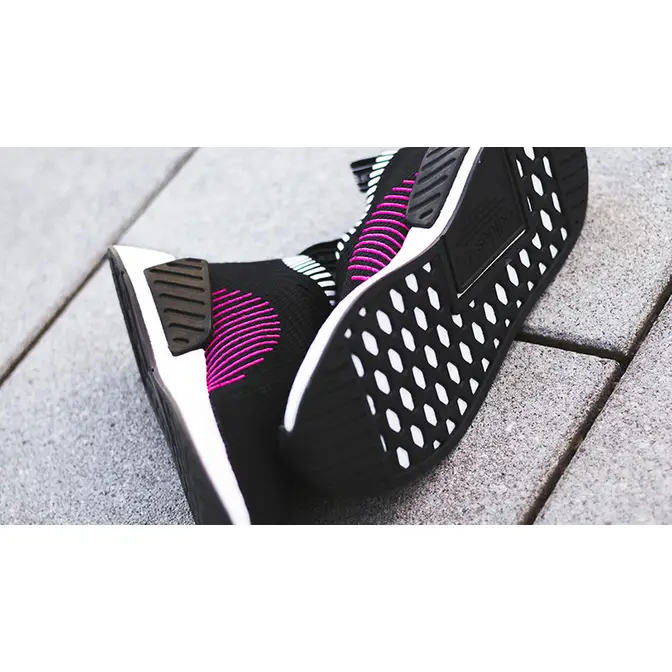 Nmd cs2 black clearance pink