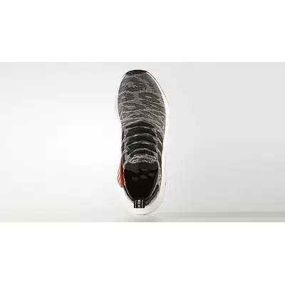 Nmd r2 primeknit black glitch best sale