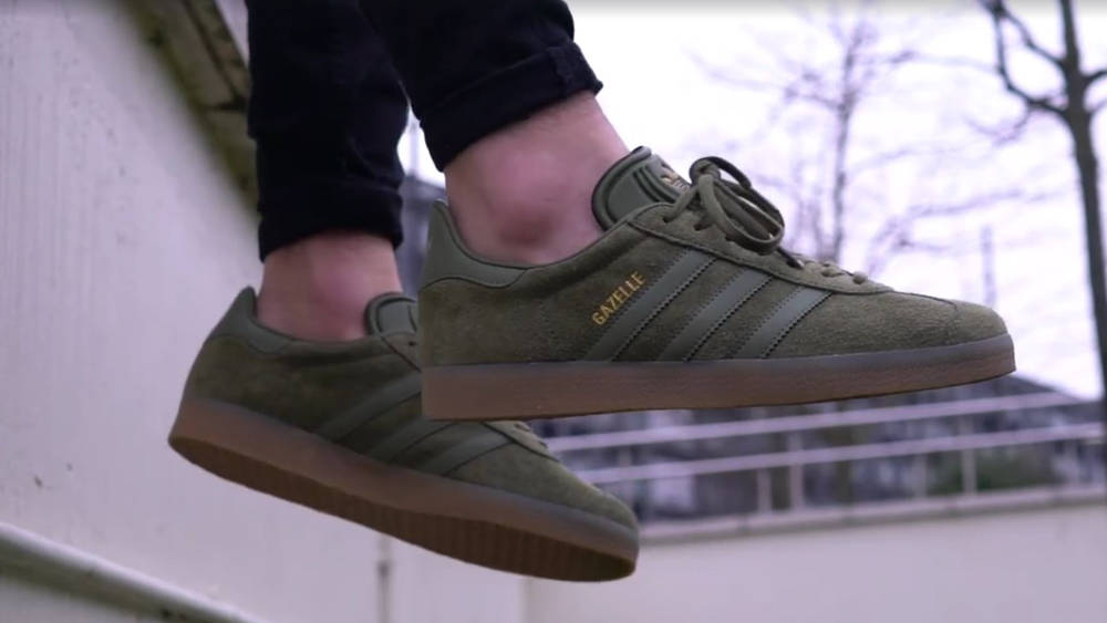 It's Time To Put Some Respect On The adidas Gazelle Olive Cargo olive-cargo
