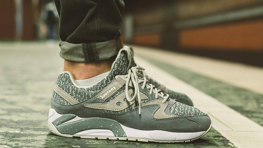 Saucony Grid 9000 Knit Grey | Where To 