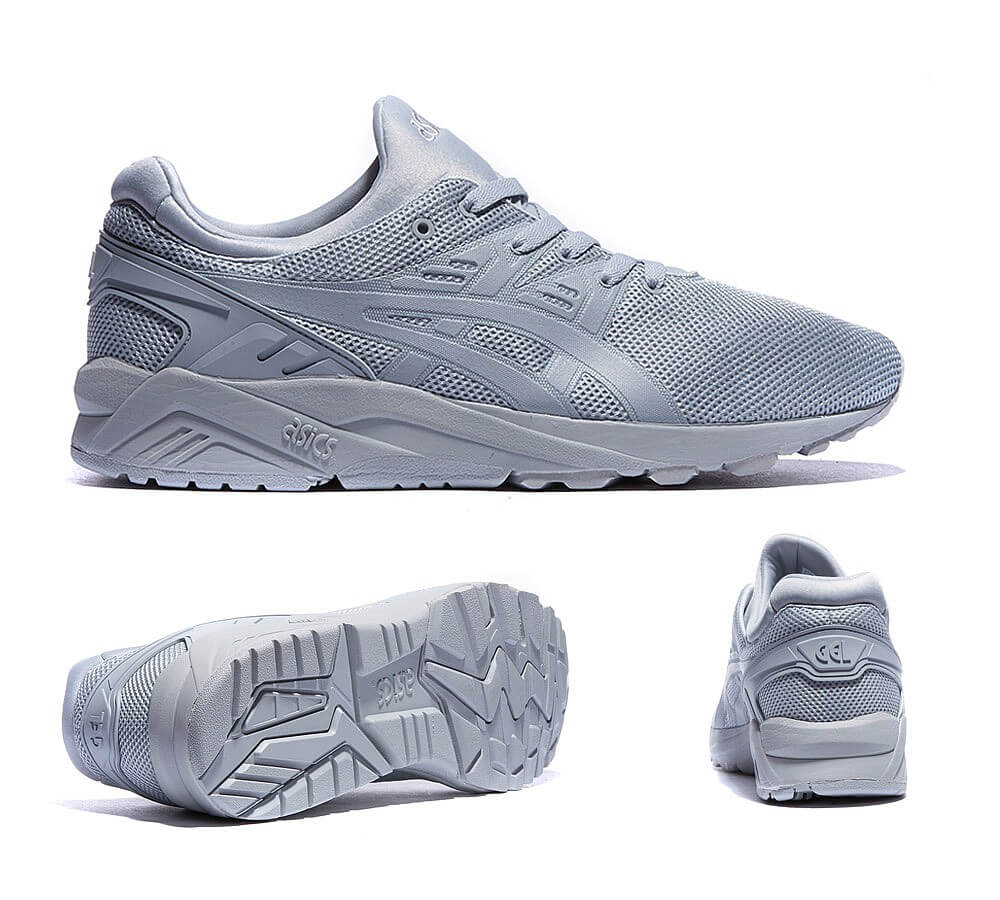 grey asics shoes