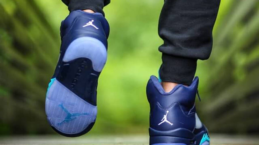 air jordan 5 navy blue