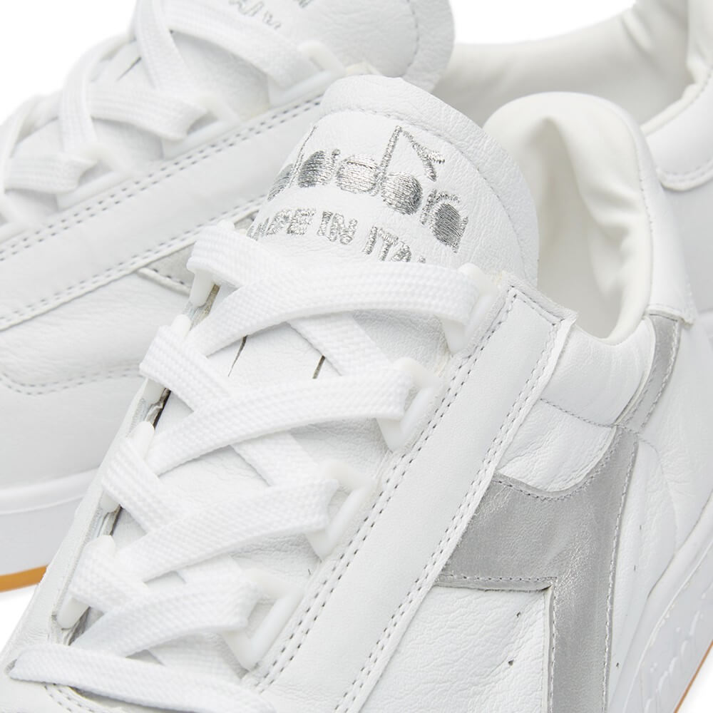 Diadora B.Elite Made in Italy White & Silver