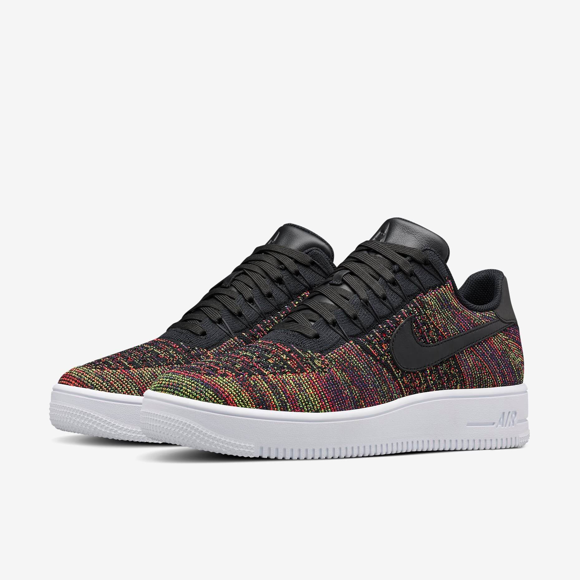 nike air force 1 flyknit low multicolor cheap online