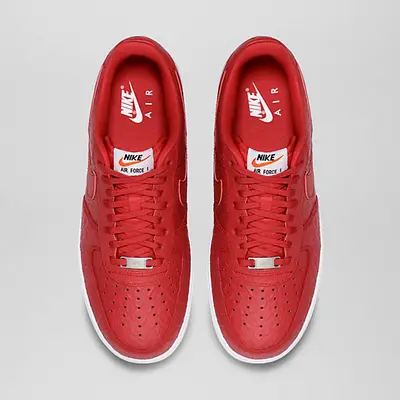 Nike Air Force 1 07 LV8 Red Croc | Where To Buy | 718152-002 | The Sole ...