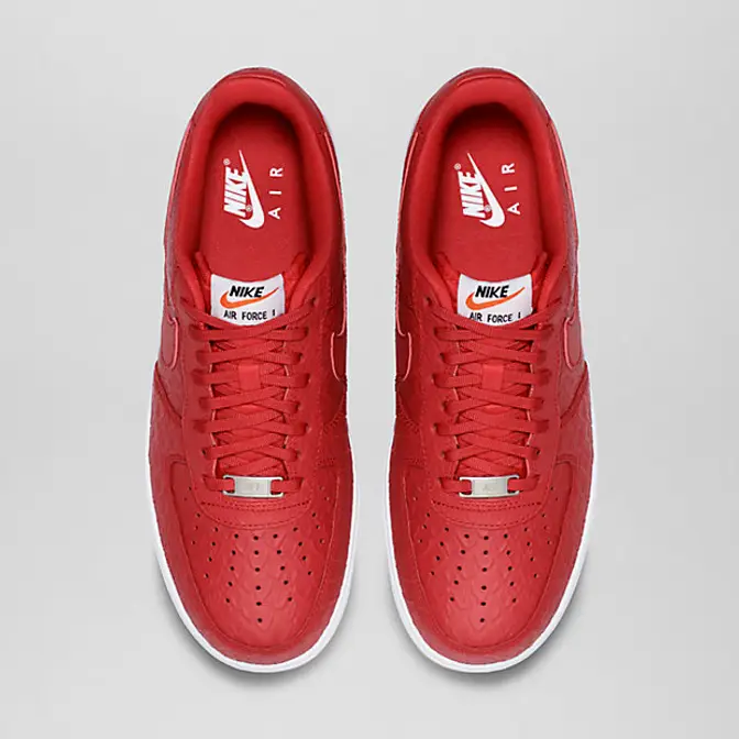 Nike Air Force 1 07 LV8 Red Croc | Where To Buy | 718152-002 | The