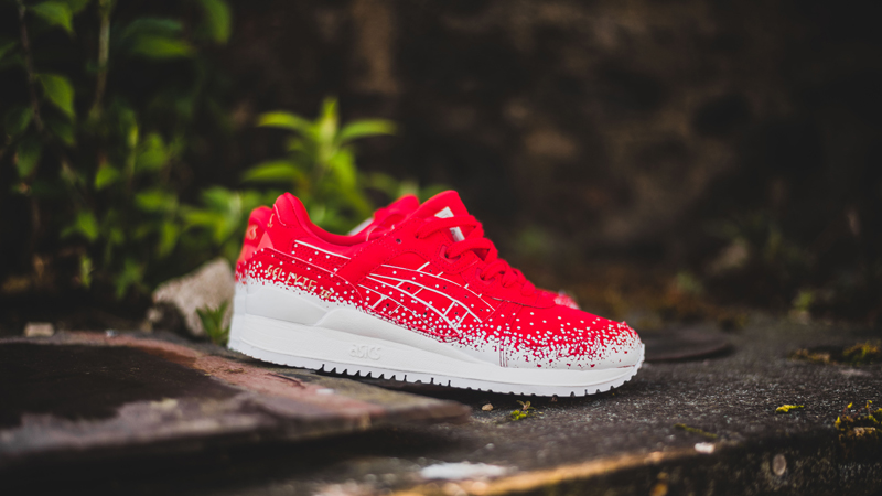 asics gel lyte iii red and white