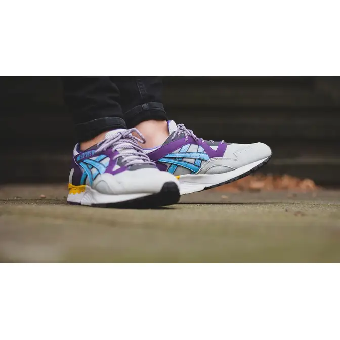 Asics gel lyte on sale v grey purple