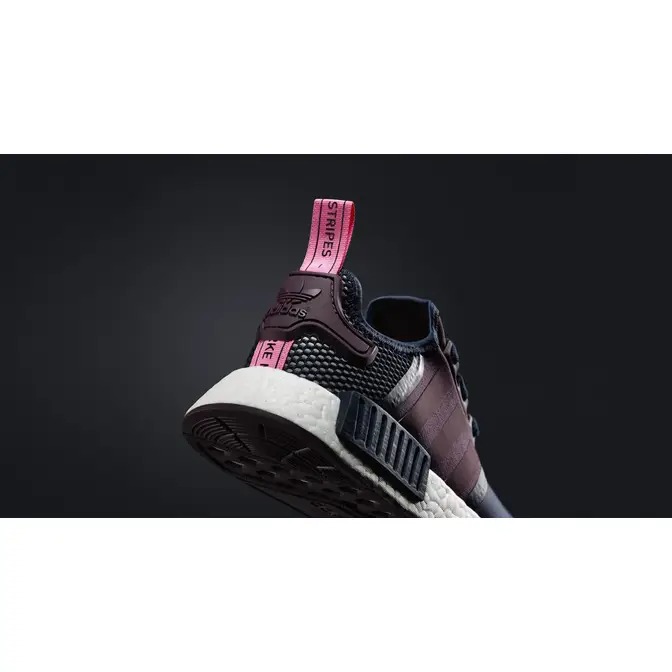 Nmd_r1 shoes pink and black best sale